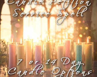 Petition Candle Spell Service | 7 or 14 or 21 or 28 Day Candle | Magic Spell On Altar | Not A Physical Product | NOT SHIPPED
