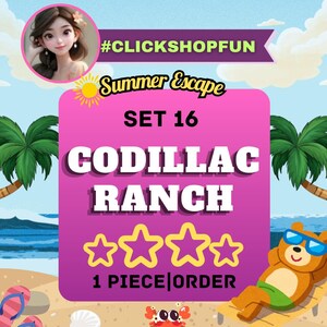Mono Go 4 Star Sticker| CODILLAC RANCH| 1 piece | Fast Delivery | New Season