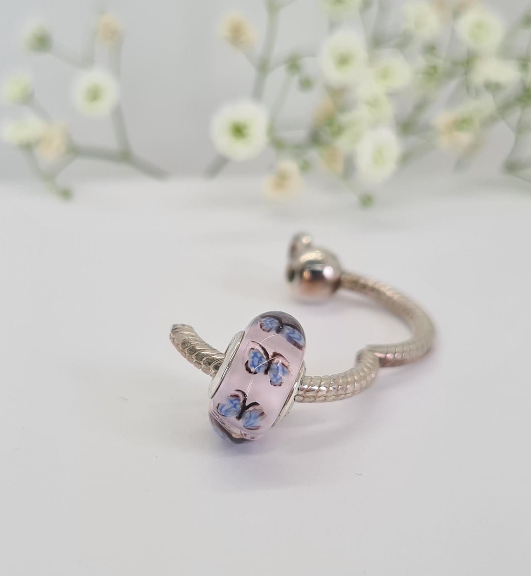 PANDORA JEWELRY Mod. SPARKLING PINK BUTTERFLY RING