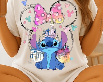Disney Stitch Shirt, Mickey Castle Tee, Dog Lover T-Shirt, Lilo and Stitch Tee, Minnie Bow Shirt, Magic Kingdom Shirt, Disneyland Shirt