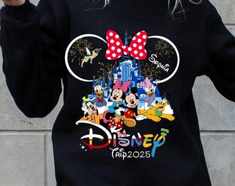Camiseta personalizada para el viaje a Disney 2025, Camiseta para el viaje a Disney, Camiseta de vacaciones familiares en Disney, Camiseta a juego para toda la familia en Disney, Camiseta familiar de Disney World 2025