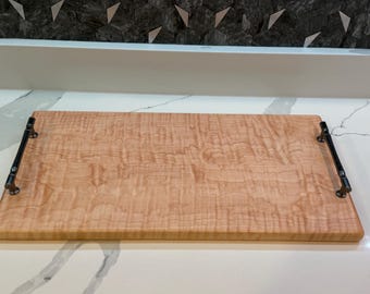 Handcrafted Curly Maple Charcuterie Board!