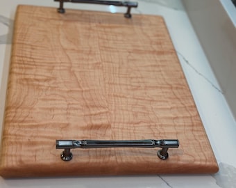 Handcrafted Curly Maple Charcuterie Board!
