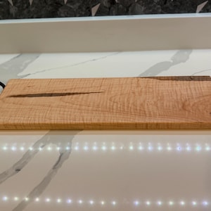 Curly charcuterie board, wood lovers, carpentry tools, exotic wood, domestic wood, woodworking gift, man cave gift, wood enthusia