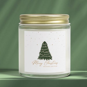 Christmas Candle Holiday Candle Winter Scented Candle Secret Santa Holiday Gift Gift For Her Christmas Gift Christmas Gift For Team Decor