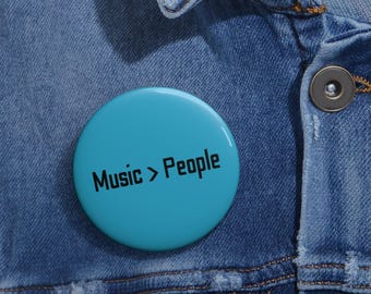 Music > People Pin Button (other colors available)