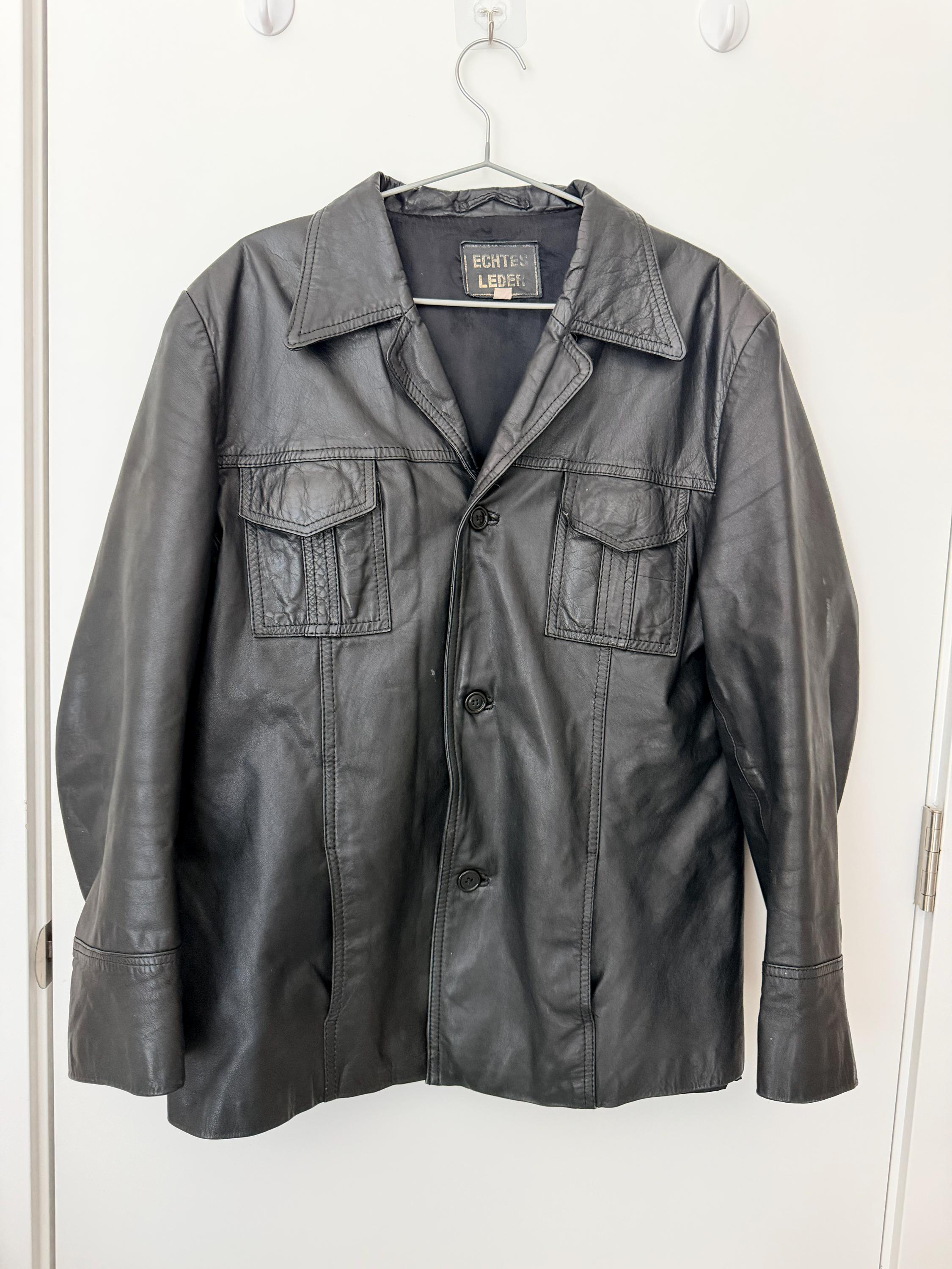 Echtes Leder Jacket - Etsy