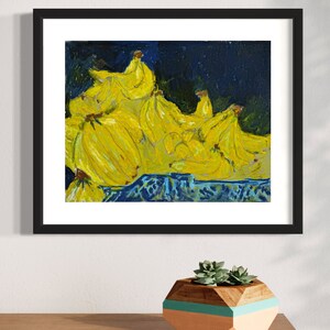 Marco Polo. Original art, Home Decor, Art Collector, Banana, Funky Fruits, Colorful Art, Pop Art, Eccentric Designs image 2