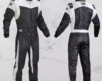 Combinaison de course de karting fabriquée à la main, norme CIK/FIA de niveau 2, personnalisation de la combinaison de course dans toutes les tailles avec la possibilité d'ajouter vos propres logos + livraison gratuite