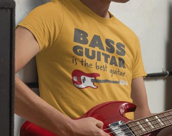 Grappige basgitaar T-shirt voor muzikant liefhebber - Unisex bassist humor cadeau