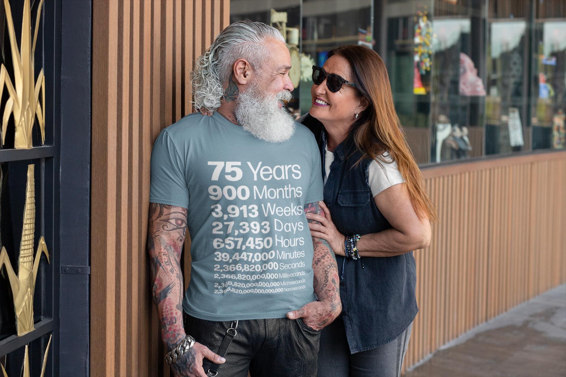 75th Birthday Life In Numbers Tee
