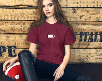 Funny 79% Battery Tee Shirt – Unisex Summer Phone Design Graphic Top