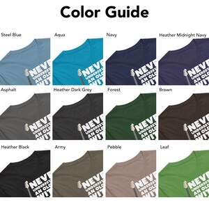 Never Underestimate An Old Man With A Bass Guitar T-Shirt | Bass Player Shirt | Gift For Bassist | Bassist Shirt | Bass Player | Color Guide