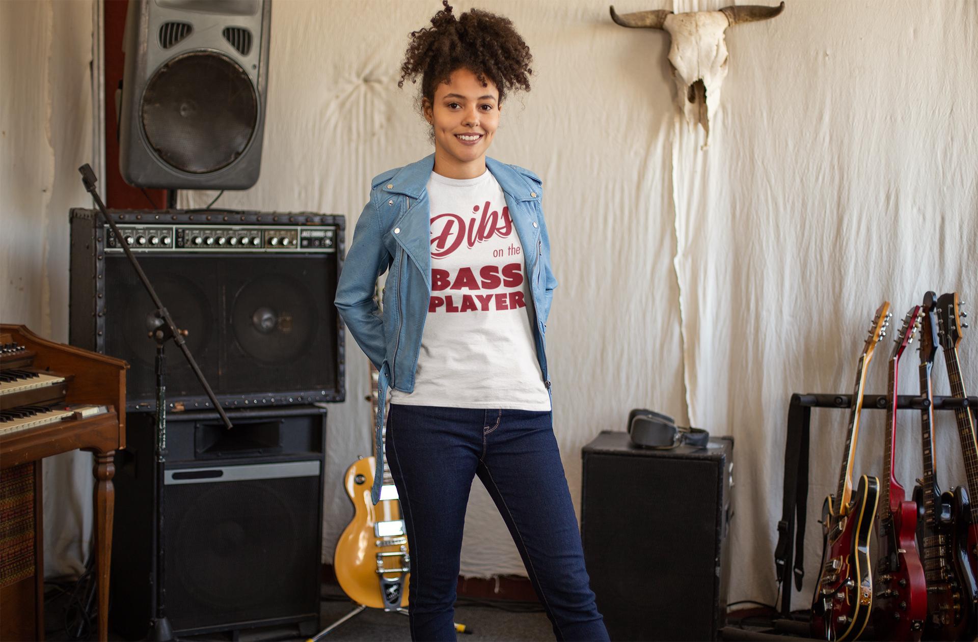 Bass Player Dibs On The Bass Music Humor Gift