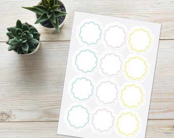 Teacher Name Labels – Motivational Notebook Labels In Different Shapes