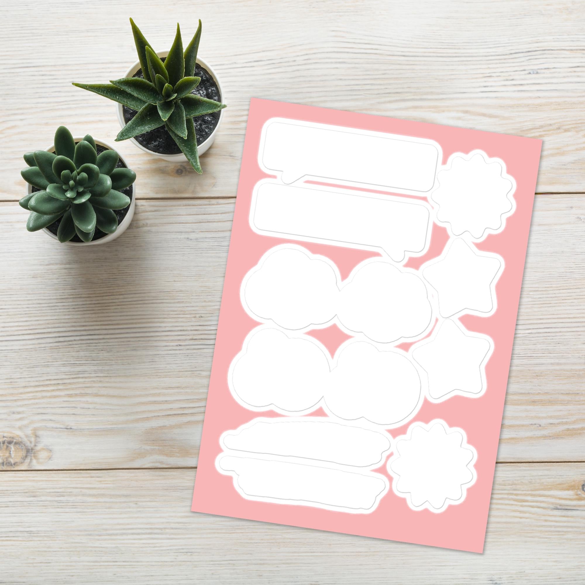 Teacher Name Labels Different Shapes