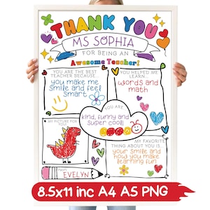 Teacher Appreciation Printable Teacher Appreciation Week Gift Thank You Teacher Gifts Coloring Pages School Kids Instant Digital Download