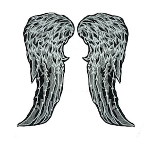 Parche de alas de Daryl Dixon: aplique de alas de ángel de motociclista (26 cm/10")