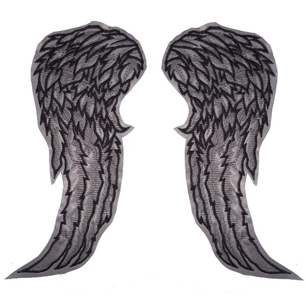 26cm / 10inch Daryl dixon the walking dead faux leather wings feather angel biker wing patch applique