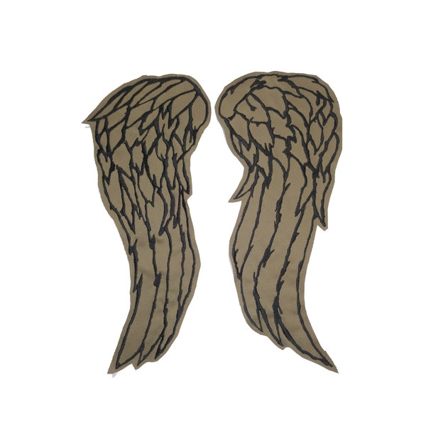 40cm/16" Daryl dixon the walking dead full size wings feather angel biker wing patch applique