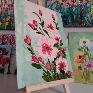 Wall art. original acrylic impasto painting