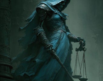 Legal & Court Case Success Spell Ritual for Tough Situations • Victory + Justice with Santa Muerte Verde • Win Lawsuit Help