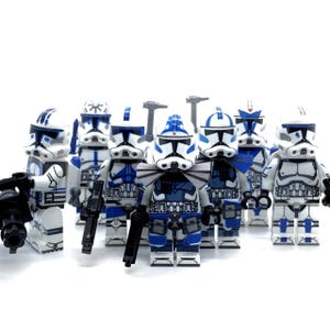 501st Legion ARC Clone Trooper Squad Fives Echo Hardcase Anakin Rex Star Wars aangepaste minifiguren