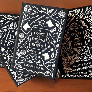 Handmade ACOTAR Clothbound Special Edition | Full 5-Book Set | Custom Rebound Fantasy Collection