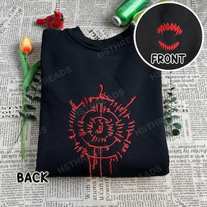 BG3 Astarion 2-Side Embroidered Hoodie, Astarion Bloodless Sweatshirt, Baldur's Gate 3 Merch for Gamers