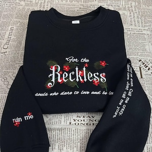 Reckless Lauren Roberts Merch Shirt, Powerless Series Embroidered Sweater, Kai and Paedyn Hoodie, Powerful Book Shirt