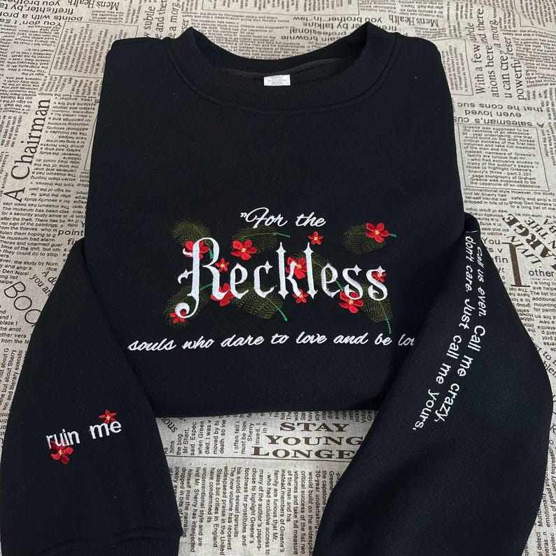 Reckless Lauren Roberts Merch Shirt, Powerless Series Embroidered Sweater, Kai and Paedyn Hoodie, Powerful Book Shirt image 1