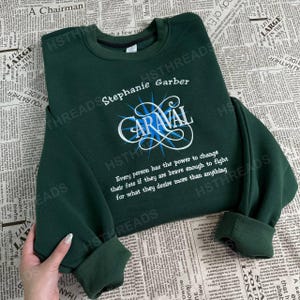 Karaval besticktes Sweatshirt, legendärer Buch-Hoodie, Buchumschlag-Pullover, Stephanie Garber-Shirt