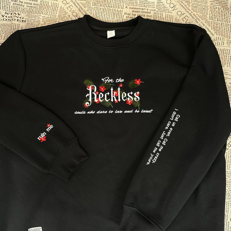 Reckless Lauren Roberts Merch Shirt, Powerless Series Embroidered Sweater, Kai and Paedyn Hoodie, Powerful Book Shirt image 5