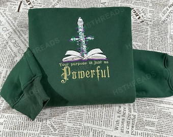 Powerless Lauren Roberts Shirt, Powerful Book Inspired Embroidered Sweatshirt, Bookish Gifts