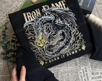 Bluza z kapturem Basgiath War College z haftowanym okrągłym dekoltem, koszula Fourth Wing, bluza z kapturem Dragon Riders