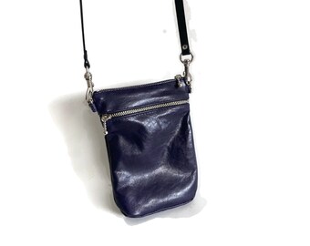 Spring Sale,Purple Leather Cell Purse, iPhone PouchiPhone 15 Pro Pouch, Galaxy S24 Ultra Case