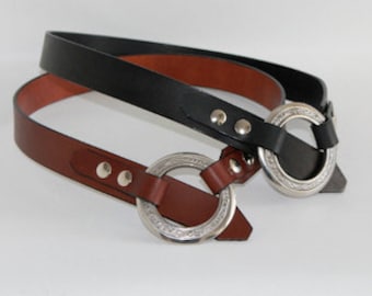 Winter Sale, Wide Handmade Fashion Belt for the Hip, Plus Size Belt- The Slouch