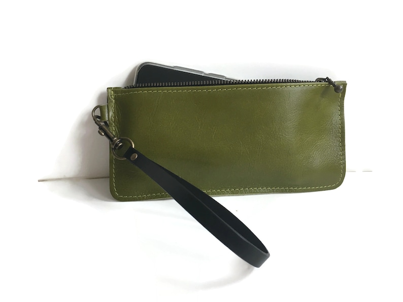 iPhone 16 Pro  Pouch, Samsung Galaxy S24 Ultra Case, Leather Wristlet