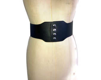 Spring Sale, Wide Snapped Corset Elastic Belt, Plus Size Belt, The Elastic Corset