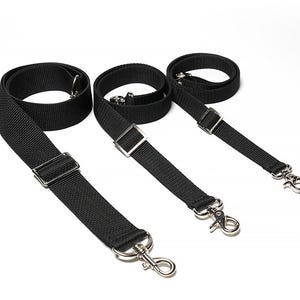 Sangle bandoulière noire, Sangle noire de rechange, Sangle noire à clip