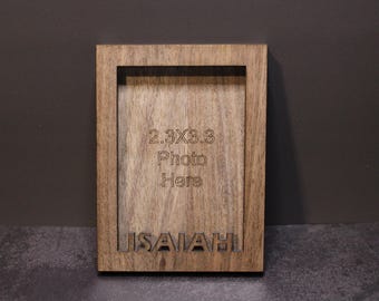 Personalized Magnetic Wallet Photo Frame