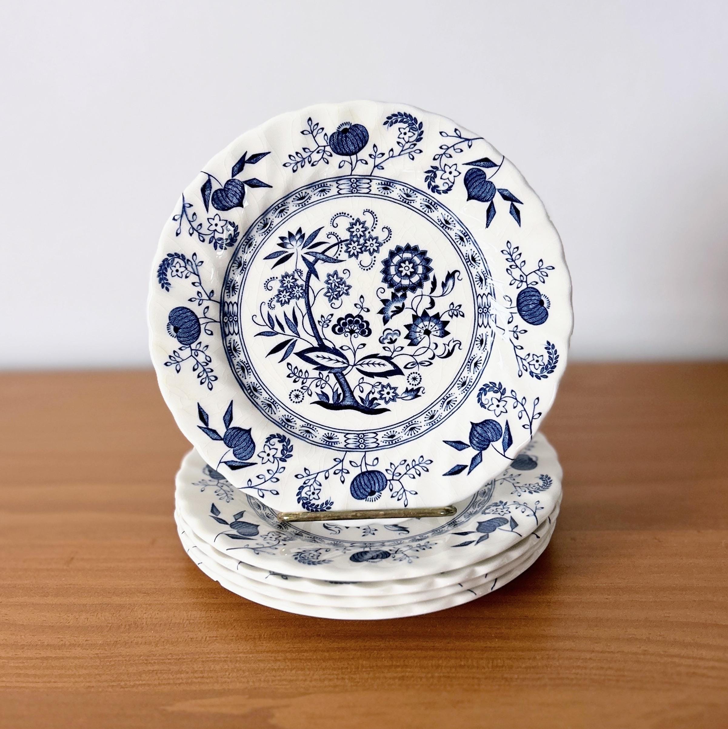 Antique blue and white plate - Etsy 日本