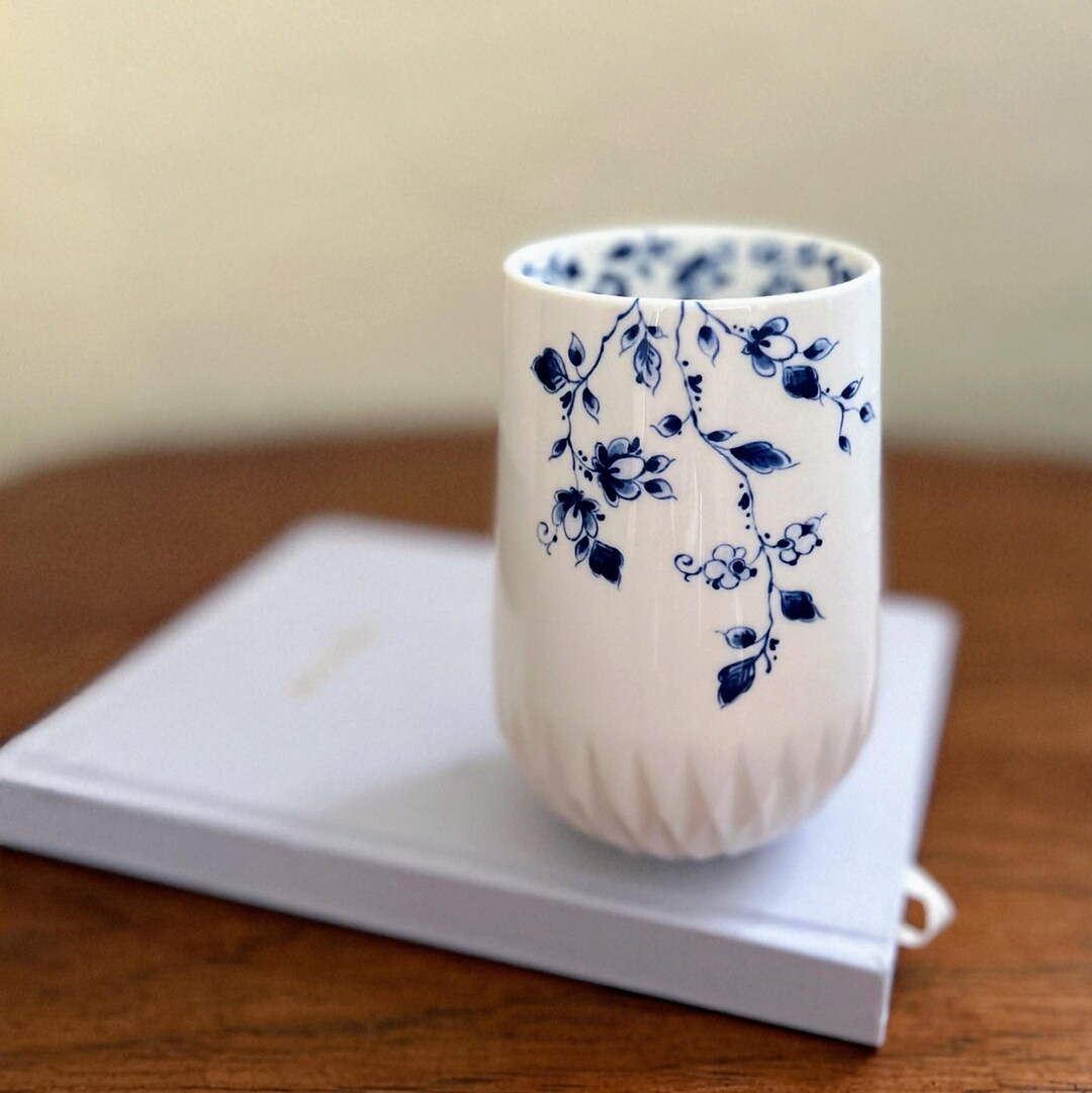 Romy Kühne Designed Cappuccino/coffee Mug by Heinen Delfts Blauw - Blue ...