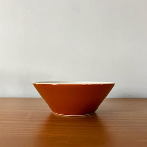 Vintage Syracuse China Syralite Bowl: Brown & White Restaurant Ware