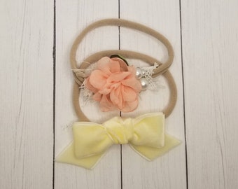 Peaches n Cream newborn set