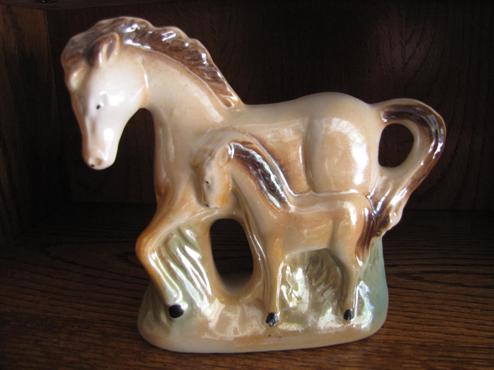 Vintage Horse Figurine/ Porcelain Horse & Foal Figurine / Etsy