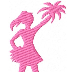 Cheerleader 1 Machine Embroidery Mini Design
