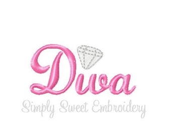 Diva Mini Machine Embroidery Design