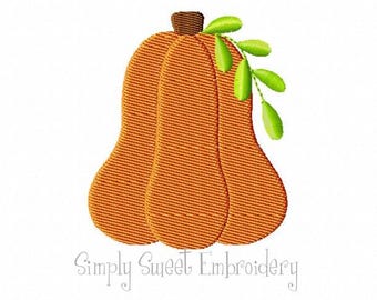 Pumpkin Mini 5 Machine Embroidery Design - 6 sizes