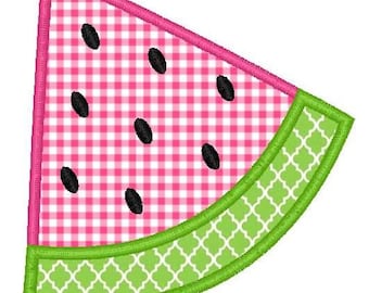 Wassermelone Stickerei Applique Maschinenkonstruktion